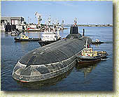 Атомоход Военно-морского флота РФ «Дмитрий Донской»