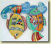 Савельева Юлия. Набор разделочных досок «Рыбы»